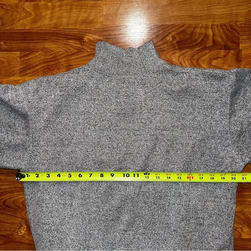 Syracuse Orange SU 1/4 Zip Collared Neck Gray Sweatshirt Jacket Fleece Size S - Picture 7 of 12